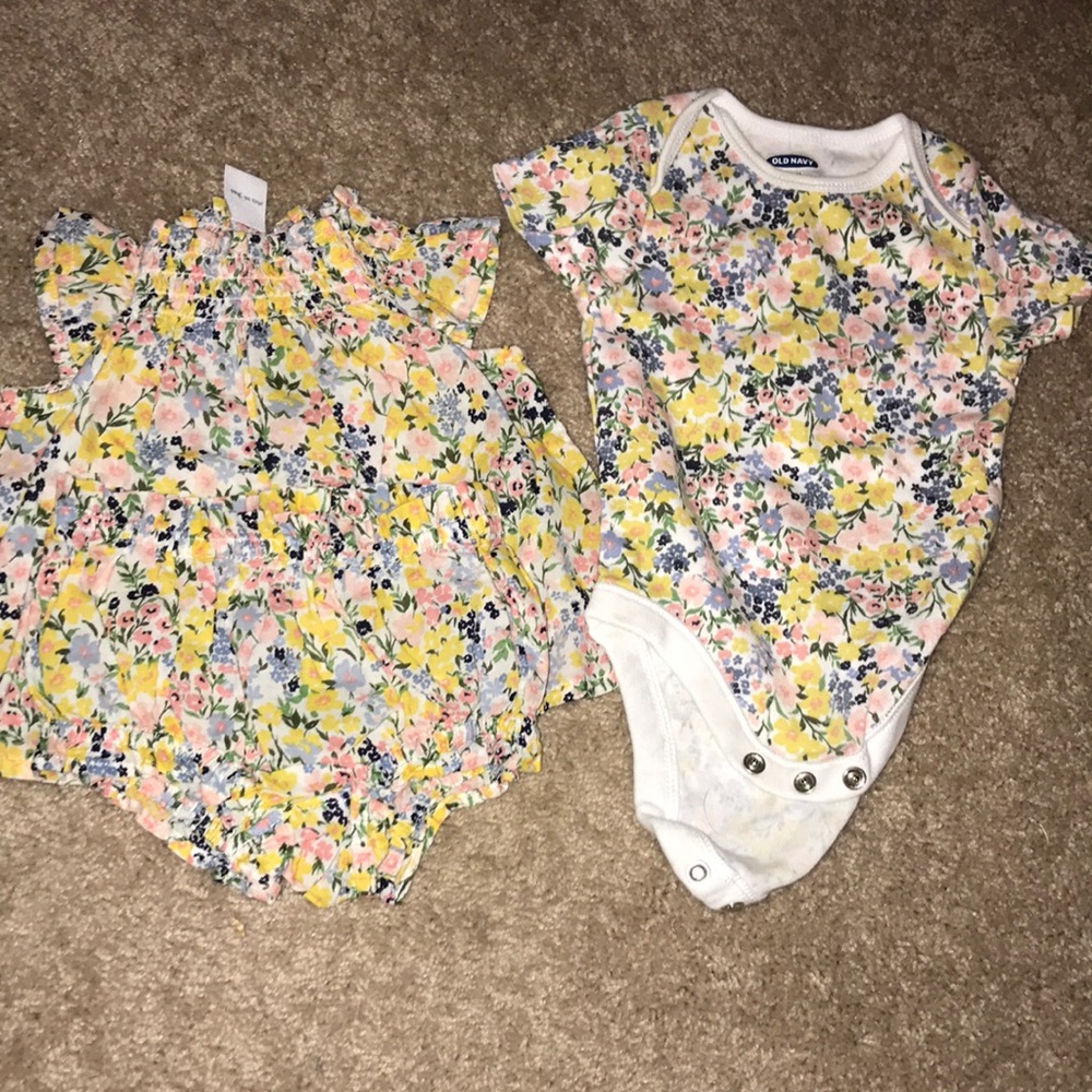 Dress and onesie bundle
